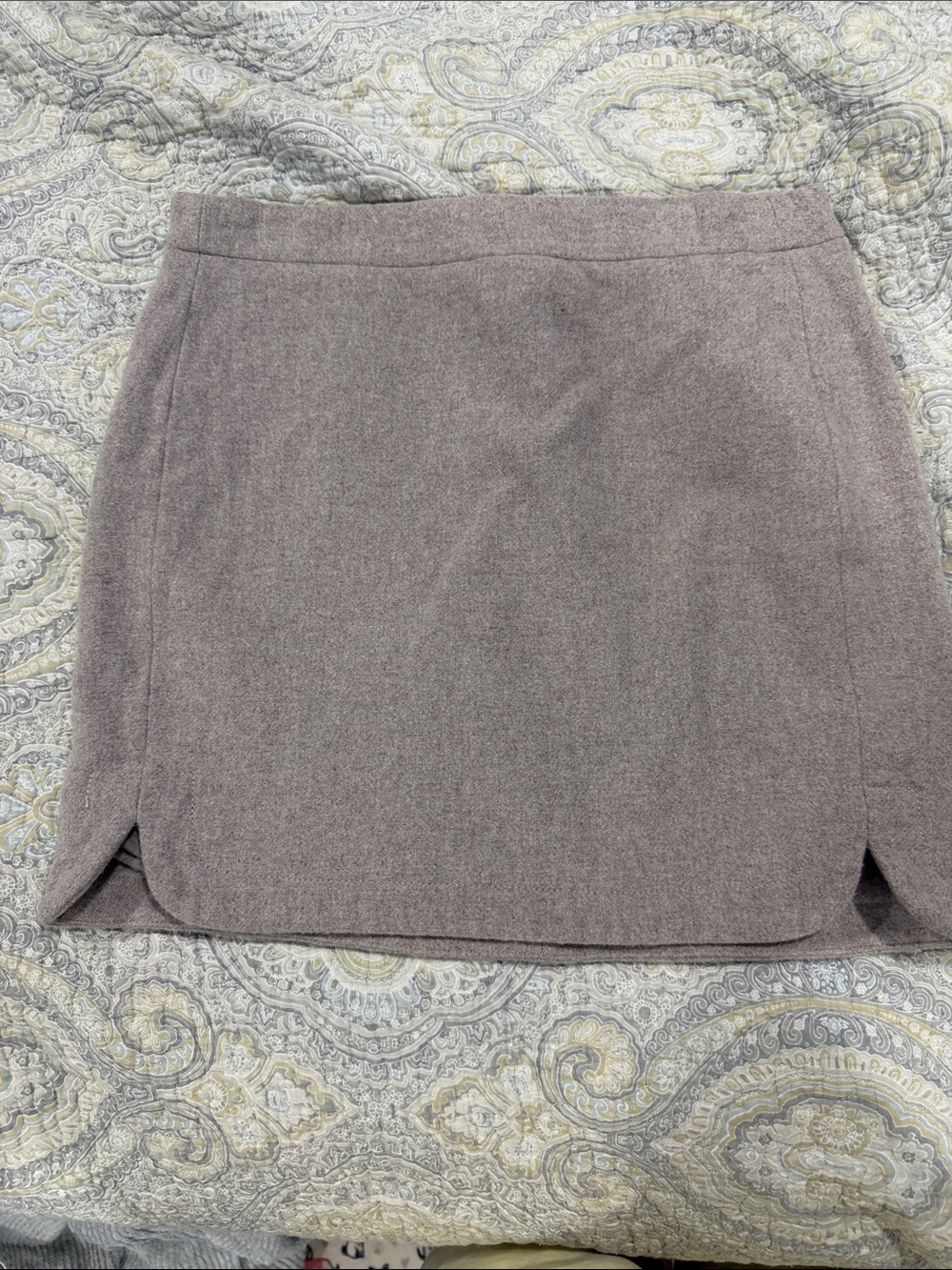 J. Crew Mauve Taupe Mini Skirt